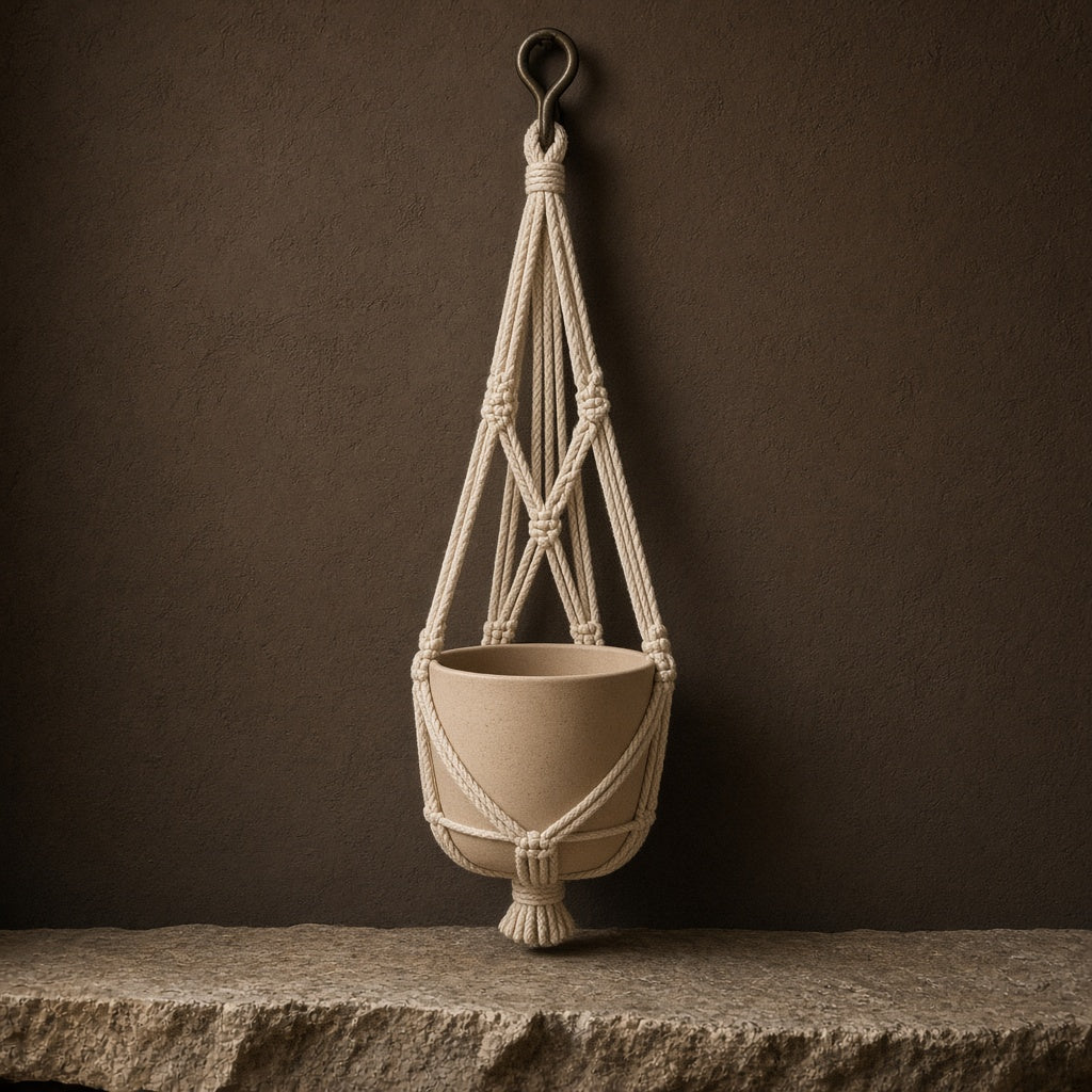 Hanging Macramé Planter