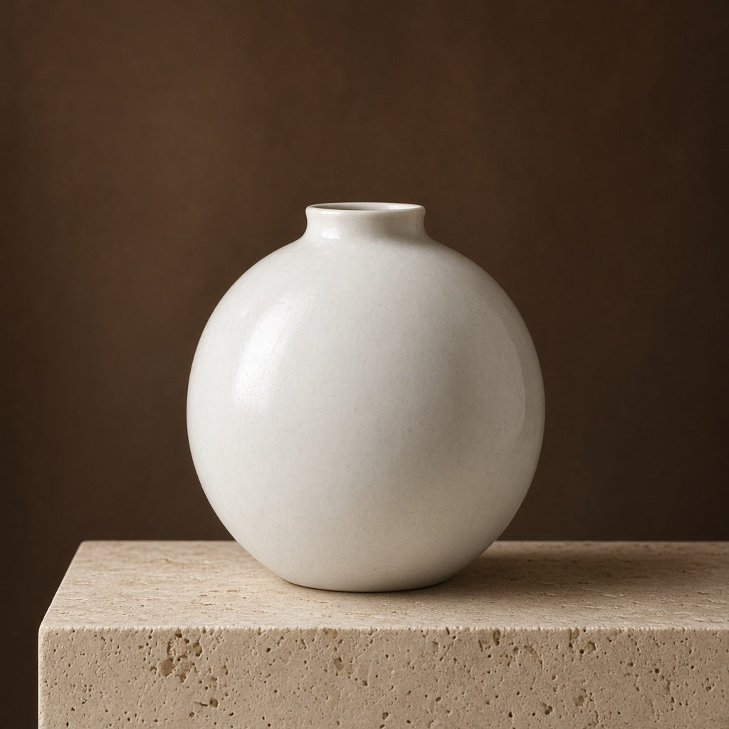 Moon Jar Ceramic Vase