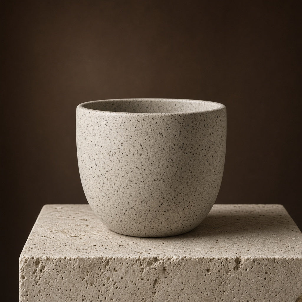 Speckled Stoneware Planter